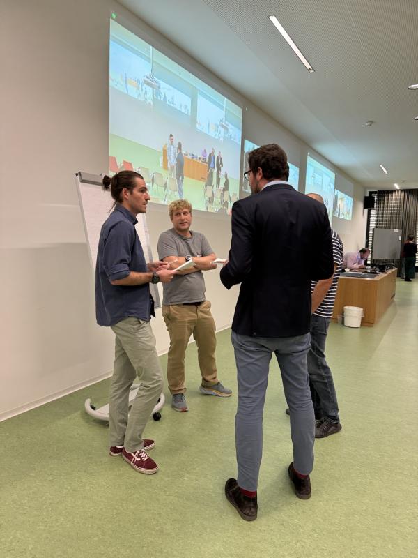 Xavier at the workshop