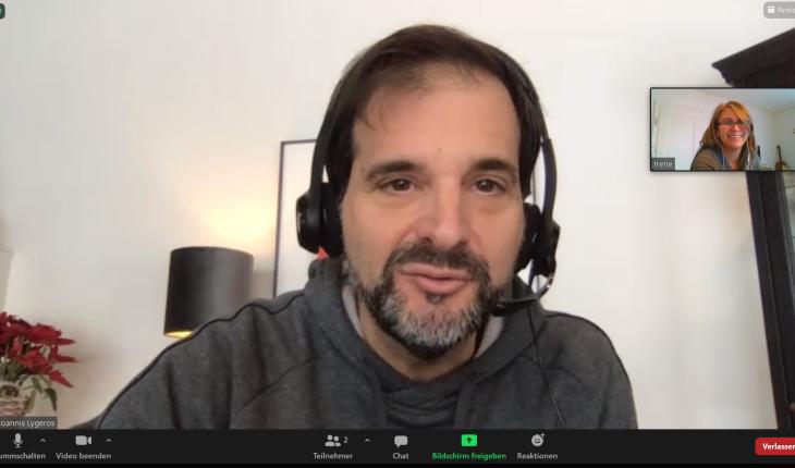 John Lygeros in the online interview