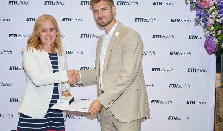 Jan Brandle wins the ETH Medal